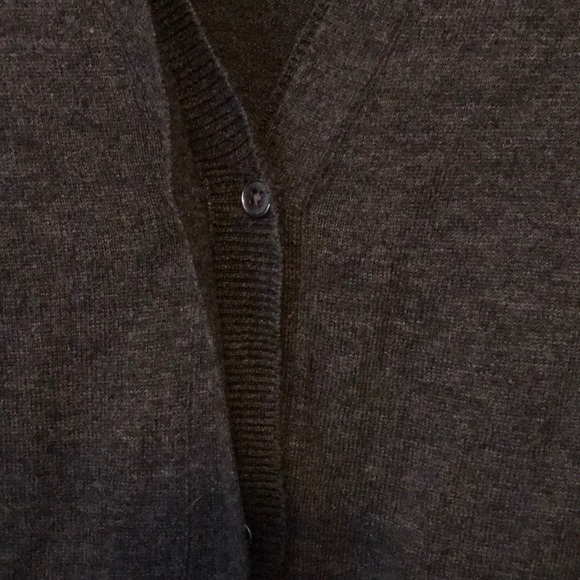 Ann Taylor Loft Gray tunic length Cardigan - Picture 2 of 7